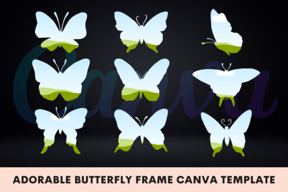 Adorable Butterfly Frame Canva Template: Your Guide
