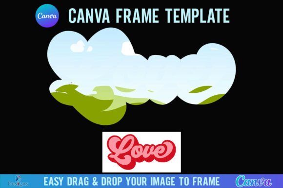 Capture Nostalgia with the Valentine's Day Retro Love Canva Frame