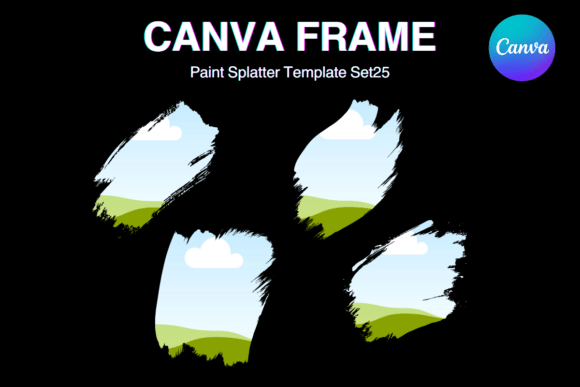 Creative Canva Frames for Your Brand: Paint Brush Brush Stroke_25