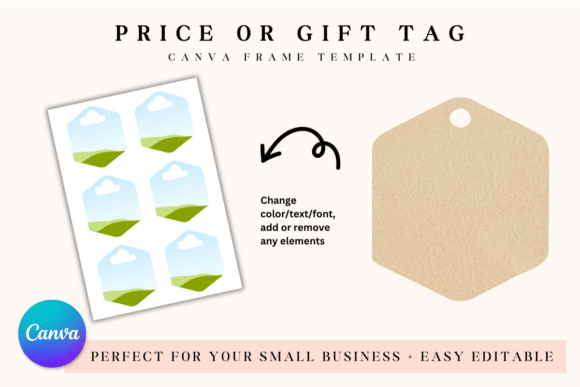 Editable Price Tag & Gift Tag Template: Your Canva Design Solution