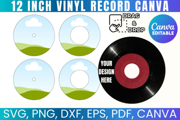 Master the Vinyl Aesthetic: Your Customizable Design Template