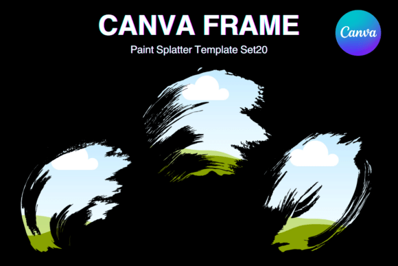 Paint Brush Brush Stroke Canva Frame_20: A Designer’s Asset