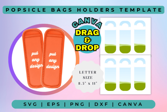 Popsicle Bags Holders Template: Creative Summer Design