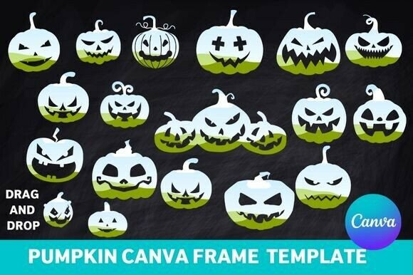 Pumpkin Canva Frame Template: Your Halloween Design Secret