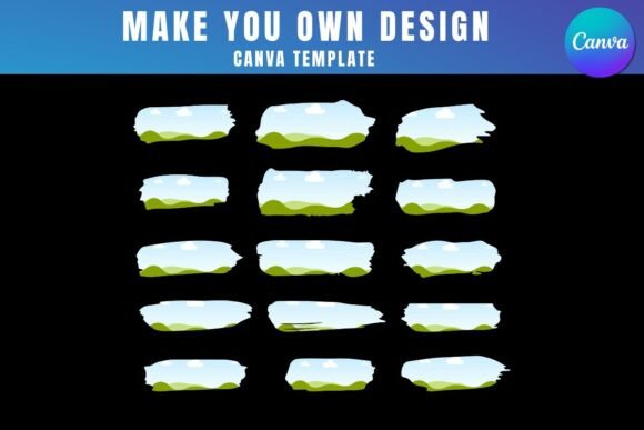 Rainbow Brush Stroke Canva Template: Your Quick-Start Guide