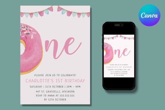 Sweet One Donut 1st Birthday Invitation: A Guide to Designing a Memorable First Birthday