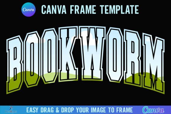 The Bookworm Canva Frame: A Varsity Reader's Best Friend